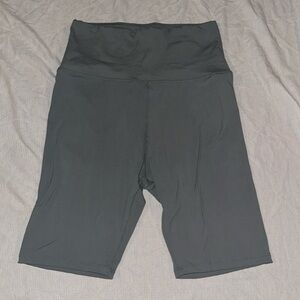 Light grey biker shorts